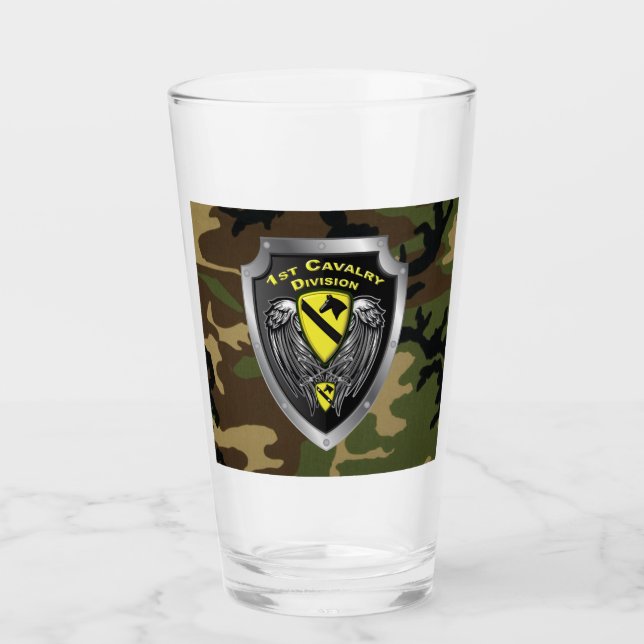 1st Cavalry Division Veteran Glaskopp (Framsida)