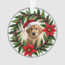 1st Christmas 2-sided Santa Paws Forever