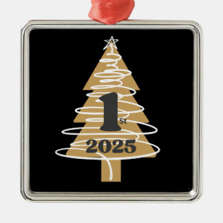 1st Christmas  Julgransprydnad Metall