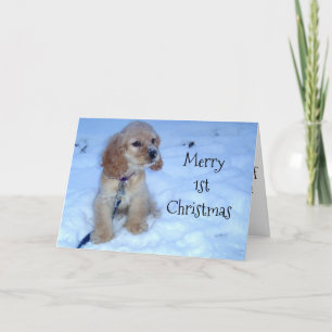 "1st" CHRISTMAS TO BABY-SNOWBOUND VALP SENDS "KÄRL Helgkort