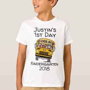 1st dag av dagiset/några klass t shirt