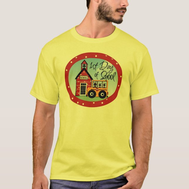1st Dagen av skolar Tshirts och gåvor (Framsida)