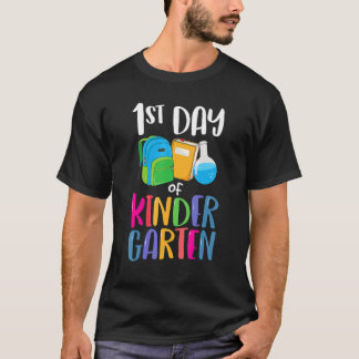 1st Day Of Kindergarten Back To School First Kids T Shirt