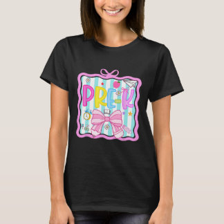 1st Day Of Pre-kindergarten Preppy Ck To School Co T Shirt