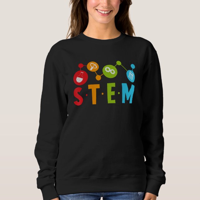 1st Day of School STEM Teacher Boys Girls Kids Sci T Shirt (Framsida)