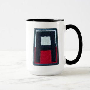 1st Den arméfortGillem gradbeteckningen lappar Mugg