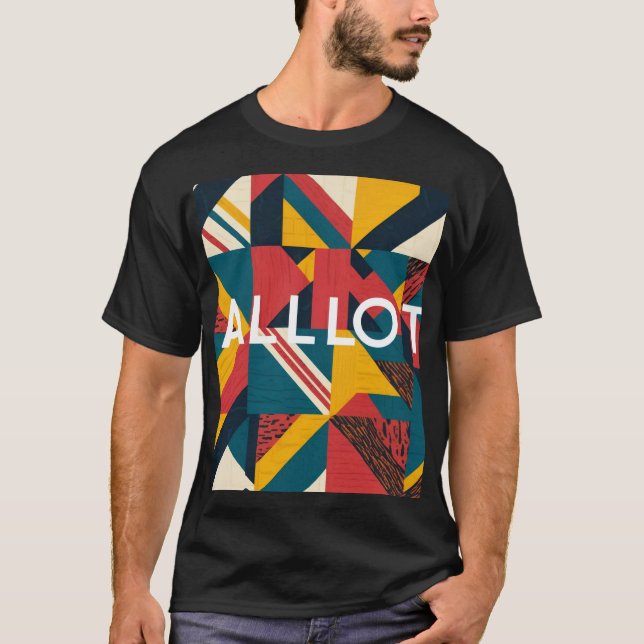 1st edition "alllot" retro design t-shirt (Framsida)