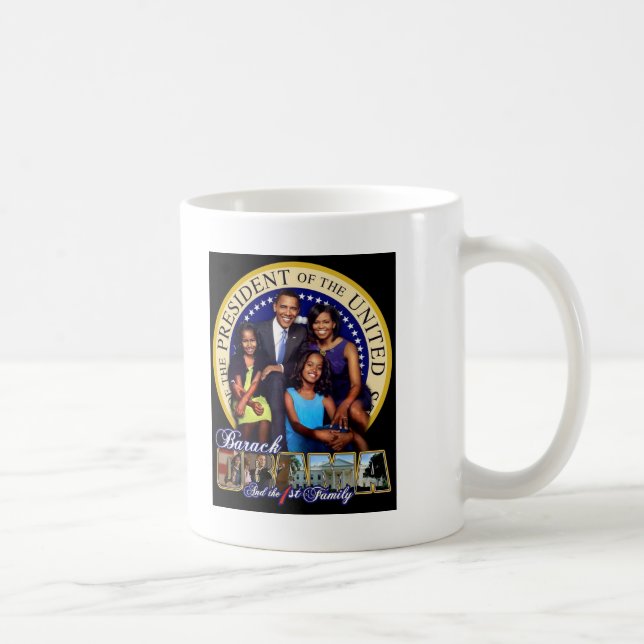 1st Familj Barack Obama Kaffemugg (Höger)