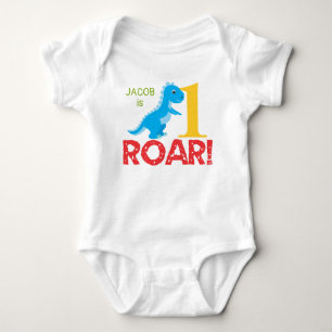 1st färgrika födelsedagBodysuit för gullig T Shirt