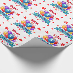 1st Festliga färgrika ballonger V10IZ för Presentpapper