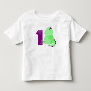 1st födelsedag för babyDinosaur Tee
