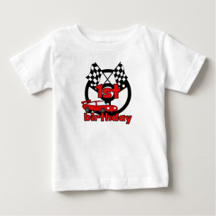 1st födelsedag för biltävla tee