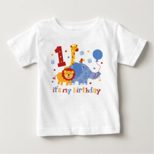 1st födelsedag för Safari T Shirt