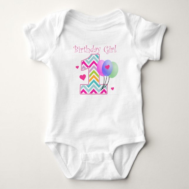 1st födelsedag för sparrefödelsedagbaby tee shirt (Framsida)