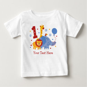 1st födelsedaganpassningsbar för Safari T-shirt