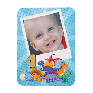 1st FödelsedagDinosaurparty Magnet
