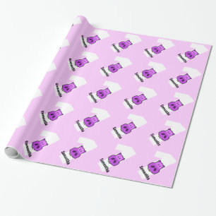 1st FödelsedagFLODHÄST ett årigt beställnings- Presentpapper