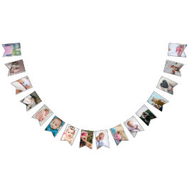 1st Födelsedagfotoet behandla som ett barn först Vimplar