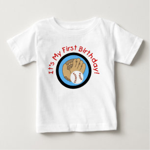1st födelsedagTshirts och gåvor för baseball oc T-shirt