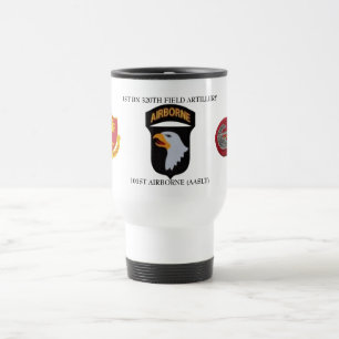 1ST För 320TH 101ST LUFTBURNA MUGG FÄLTARTILLERI