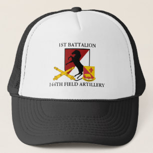 1ST För FÄLTARTILLERI för BATALJON 144TH HATT Keps
