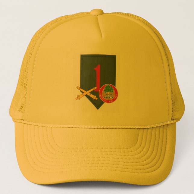 1st För fältartilleri för Bn 5th hatt Truckerkeps (Framsida)