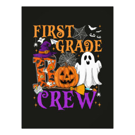 1st Grade Boo Crew Lärare Elev Rolig Halloween Fototryck