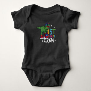 1st Grade Crew Dinosaur Tillbaka till skolan prese T Shirt