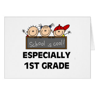 1st Grundskolan är kall Hälsningskort