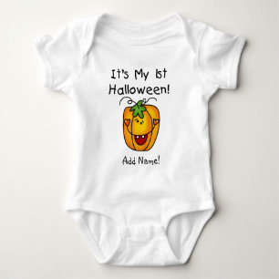 1st Halloween för personligpumpa ranka Tröja