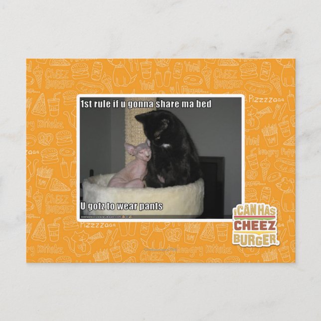 1st härskar, om u som går att dela morsor, bäddar vykort (Framsida)