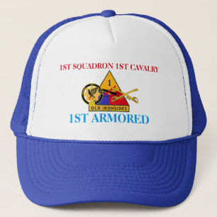 1ST HATT för 1ST KAVALLERI för SKVADRON 1ST Truckerkeps