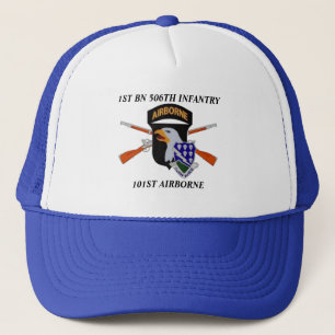 1ST HATT för 506TH INFANTERI för BATALJON 101ST Truckerkeps