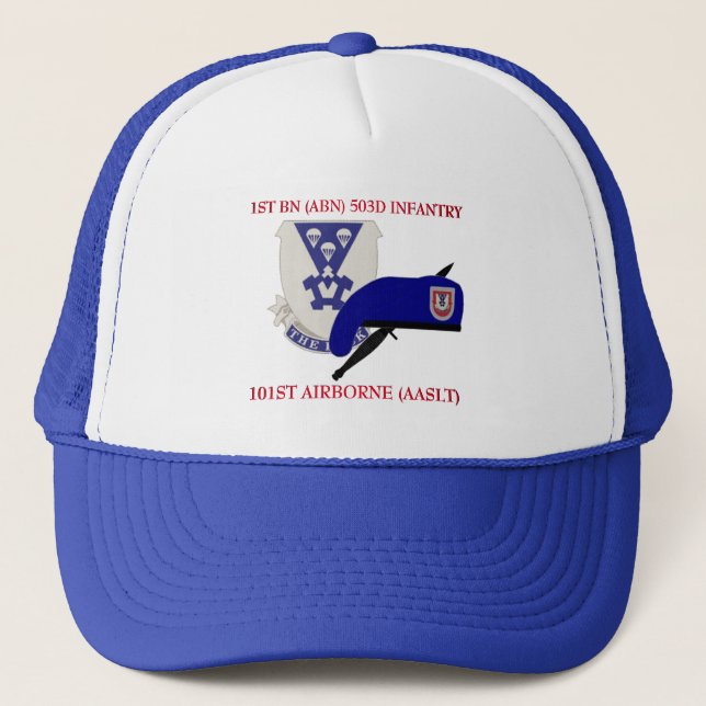 1ST HATT för INFANTERI 503D för BN (ABN) 101ST Keps (Framsida)