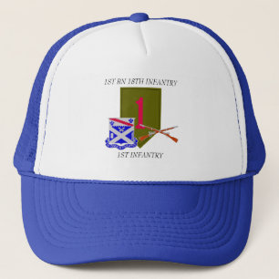 1ST HATT för INFANTERI för 18TH INFANTERI för Keps