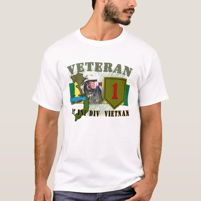 1st Inf Div-Vietnam Tröja (Framsida)