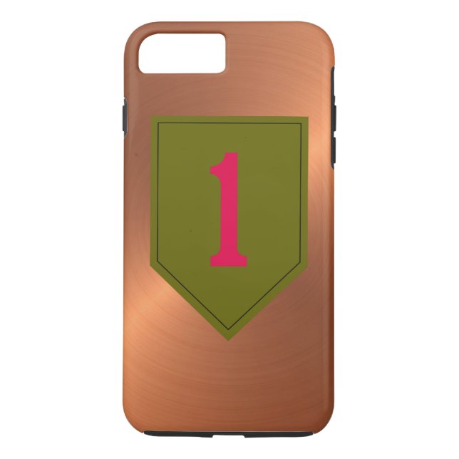 1st Infanteriuppdelning "den stora röd " Case-Mate iPhone Skal (Baksida)