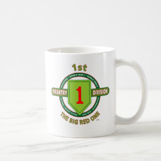 1ST INFANTERIUPPDELNING "Den STORA RÖD " Kaffemugg