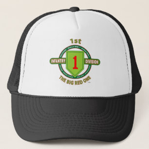 1ST INFANTERIUPPDELNING "Den STORA RÖD " Keps