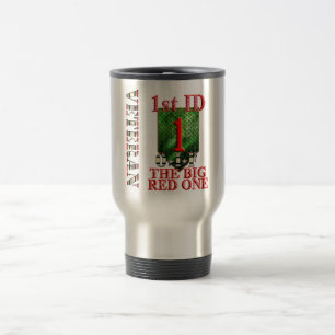 1st Infanteriuppdelning stor röd en OIF Resemugg