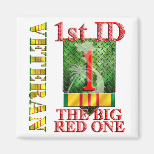 1st InfanteriuppdelningsVietnam veteran Magnet