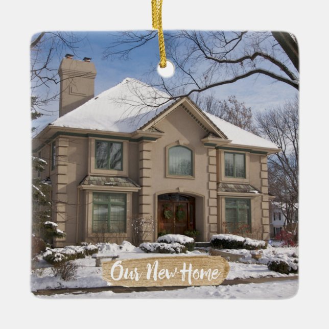 1st Jul i nytt hem Julgransprydnad Keramik (Framsida)