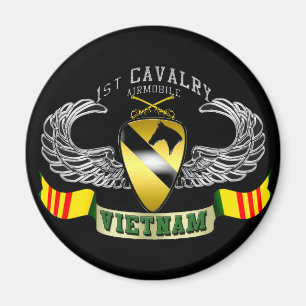 1st Kavalleri-Airmobile Vietnam Magnet