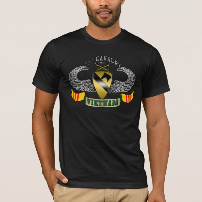1st kavalleri - Airmobile VN Tee (Framsida)