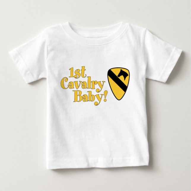 1st Kavalleri behandla som ett barn! Tee (Framsida)