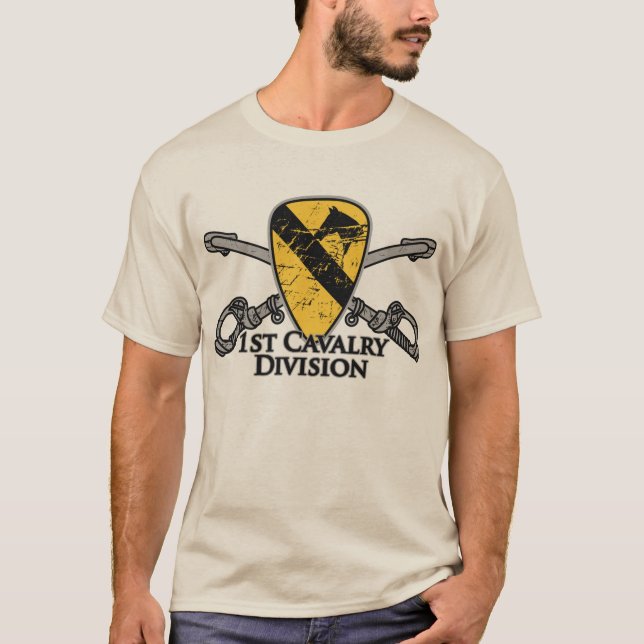 1st Kavalleriuppdelning första Cav T Shirt (Framsida)