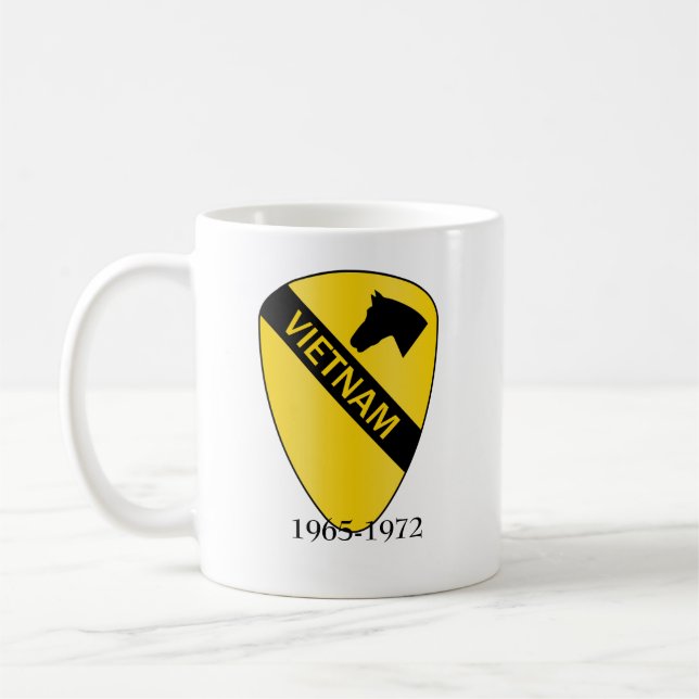 1st Kavalleriuppdelning VIETNAM, 1965-1972 Kaffemugg (Vänster)