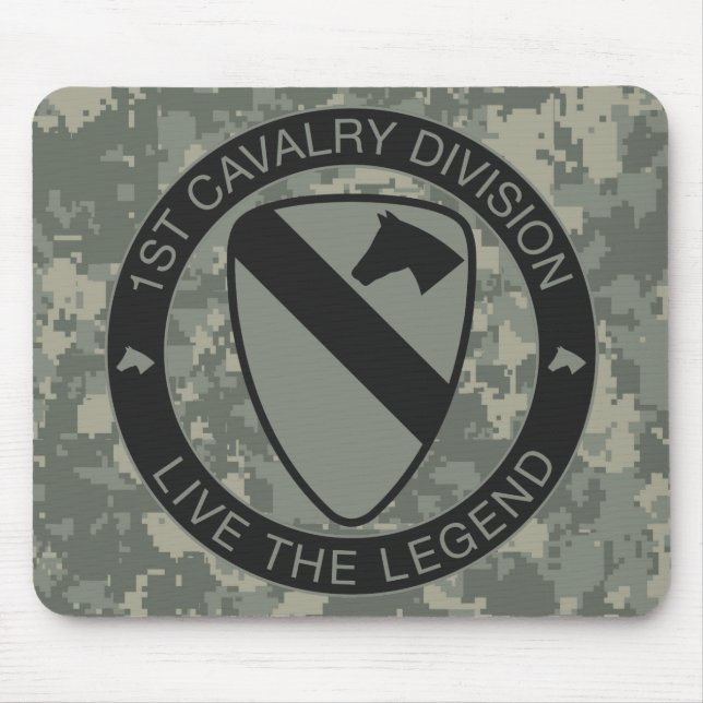 1st KavalleriuppdelningsMousepad ACU Musmatta (Framsidan)