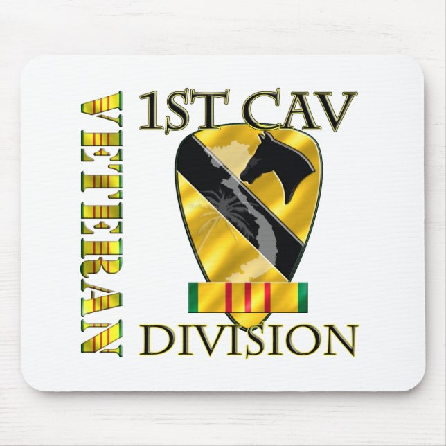 1st KavalleriuppdelningsVietnam veteran Musmatta (Framsidan)