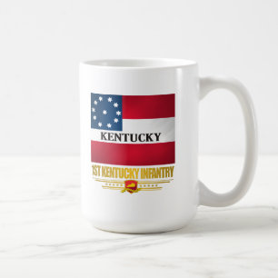 1st Kentucky infanteri Kaffemugg